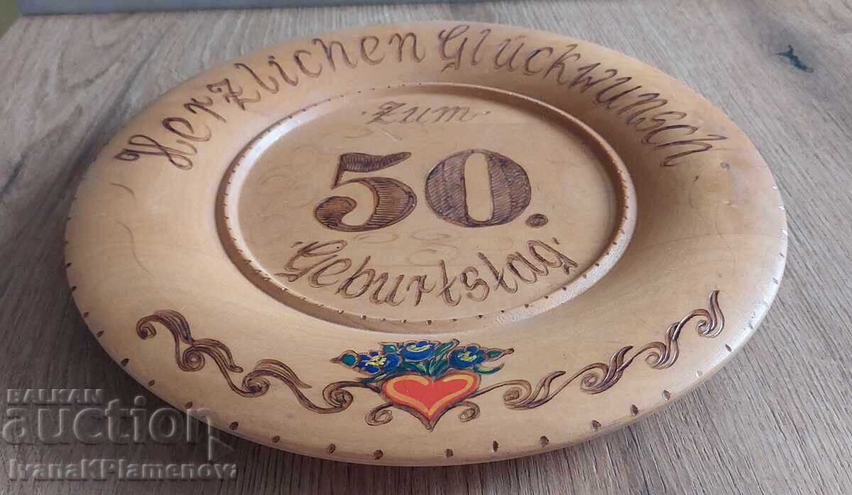 Panou din lemn pentru cunoscători 26cm cu preț € 10.00 | 19.56 BGN