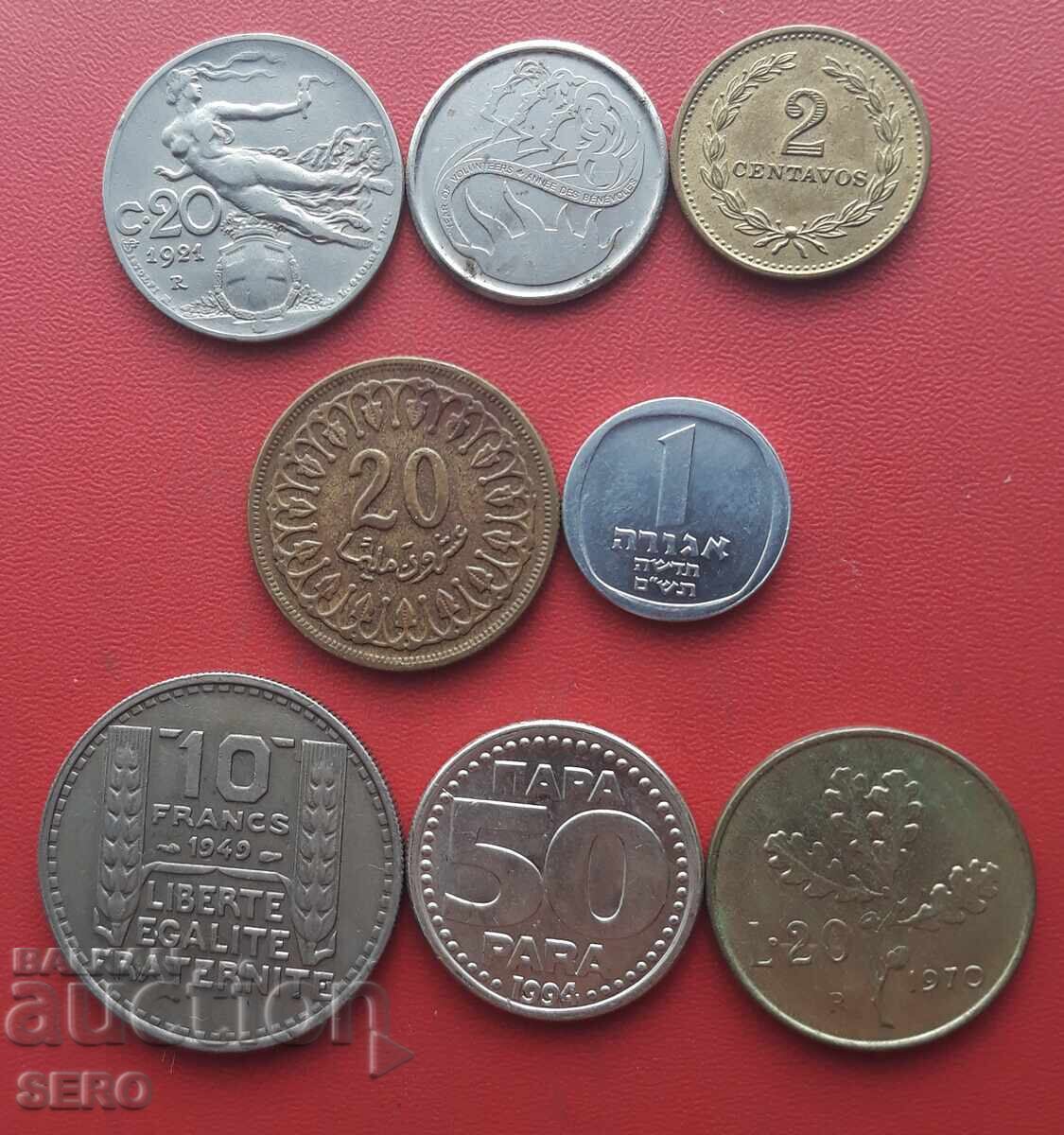 Смесен лот от 8 монети