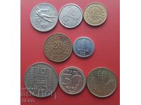 Mixed lot of 8 coins