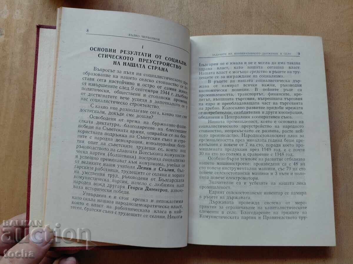 Δημοπρασία Βάλκο Τσερβένκοφ, Για την εργασία