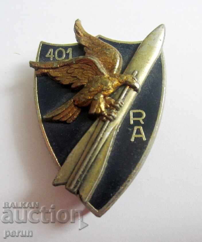 Armata franceză - Insigna Regimentului 401 de artilerie