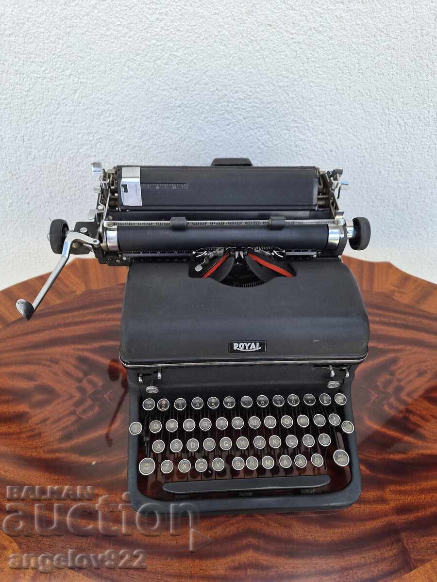 Παράδοση Vintage Αμερικανική γραφομηχανή ROYAL