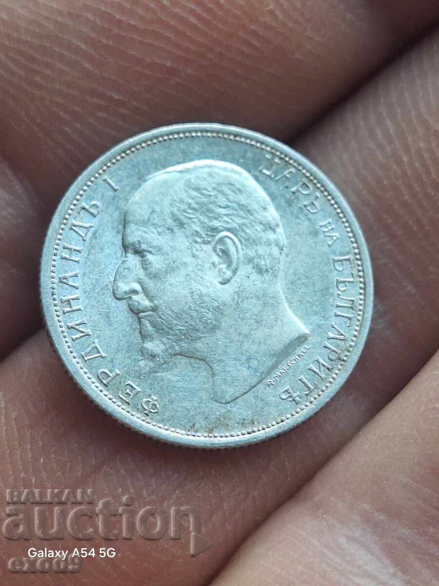 Licitație Pentru colecție, 50 Stotinki de argint 1913 / BZC! Licitație Pentru colecție, 50 Stotinki de argint 1913 / BZC!