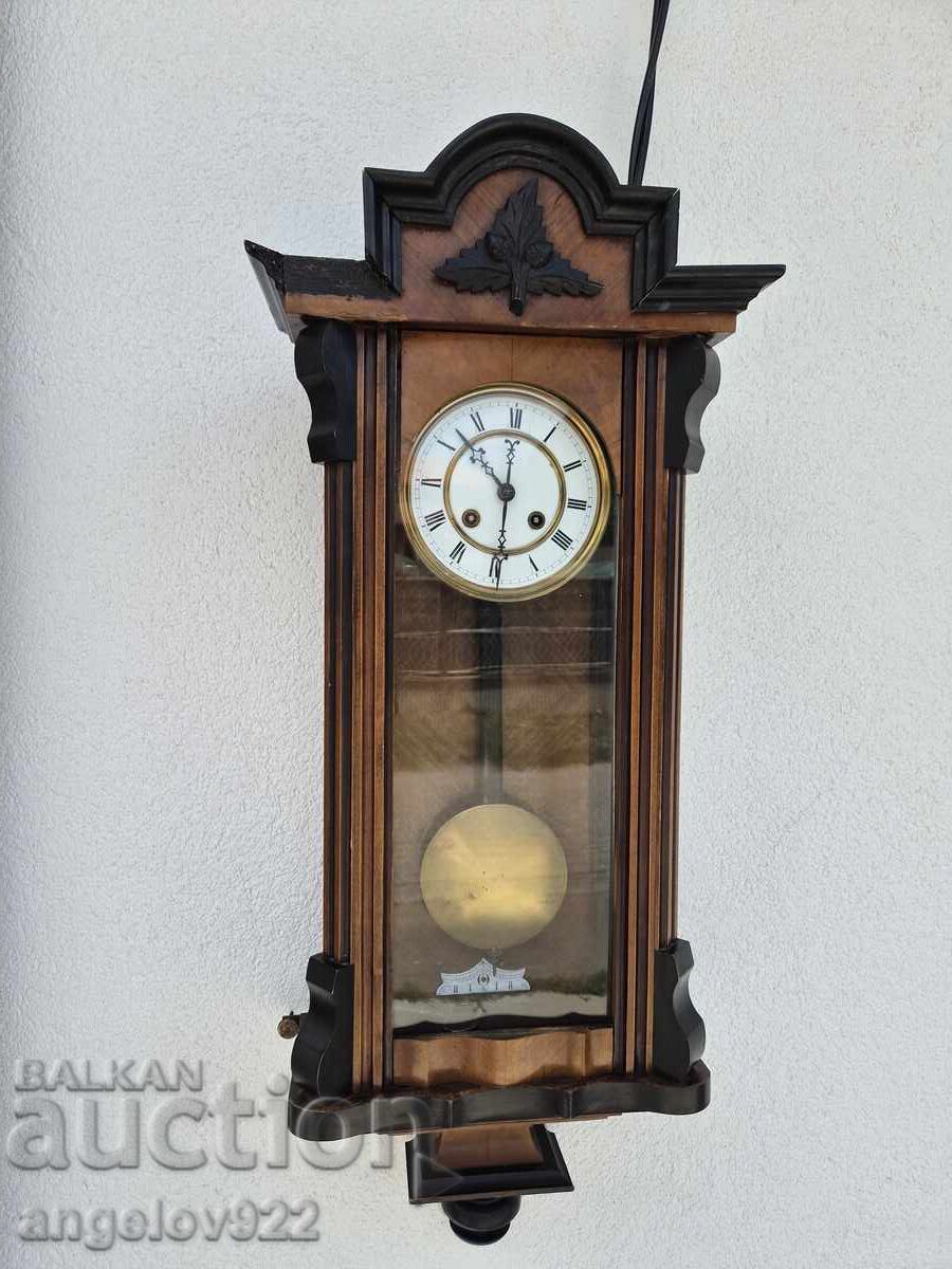 GUSTAV BECKER German Wall Clock WORKING
