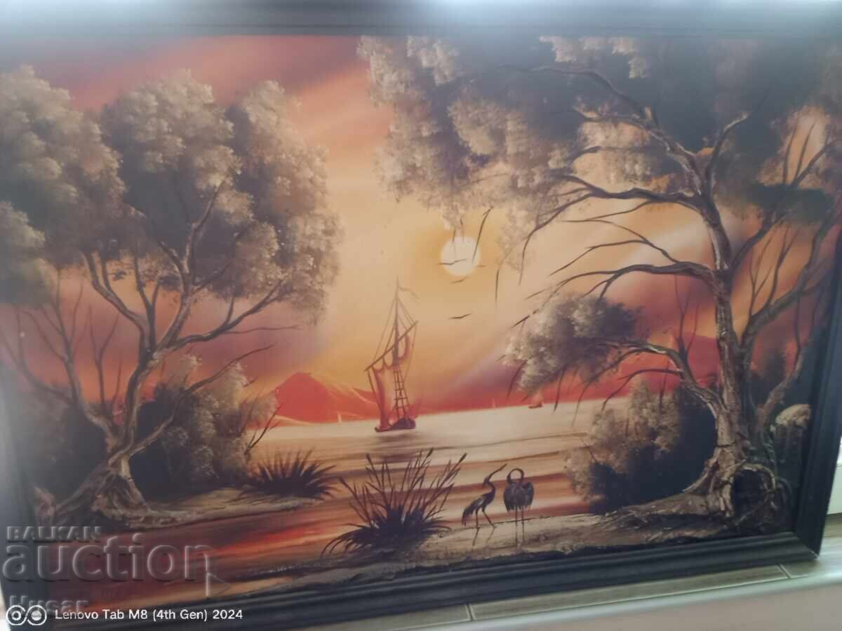 Tablou mare, tehnică mixtă, de Vasil Slavchev cu preț € 60.00 | 117.35 BGN