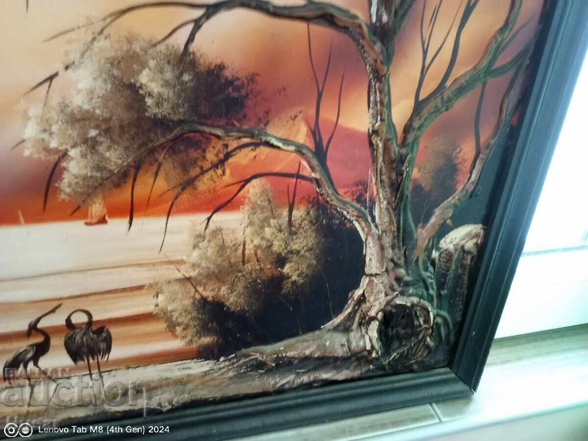 Licitație Tablou mare, tehnică mixtă, de Vasil Slavchev