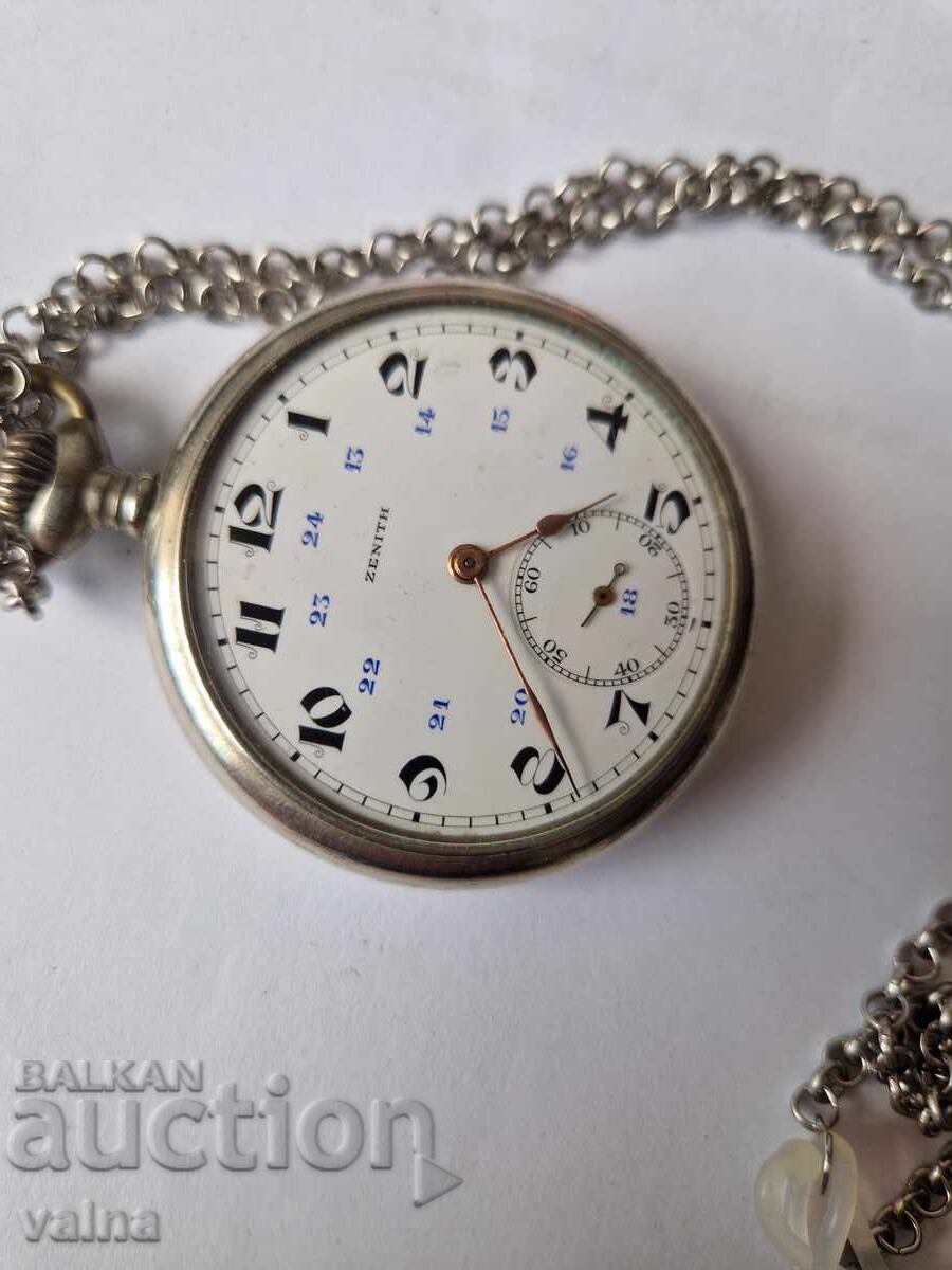 Auction  ZENITH, pocket-watch, cal 19N.V. SWISS watch 100 years old