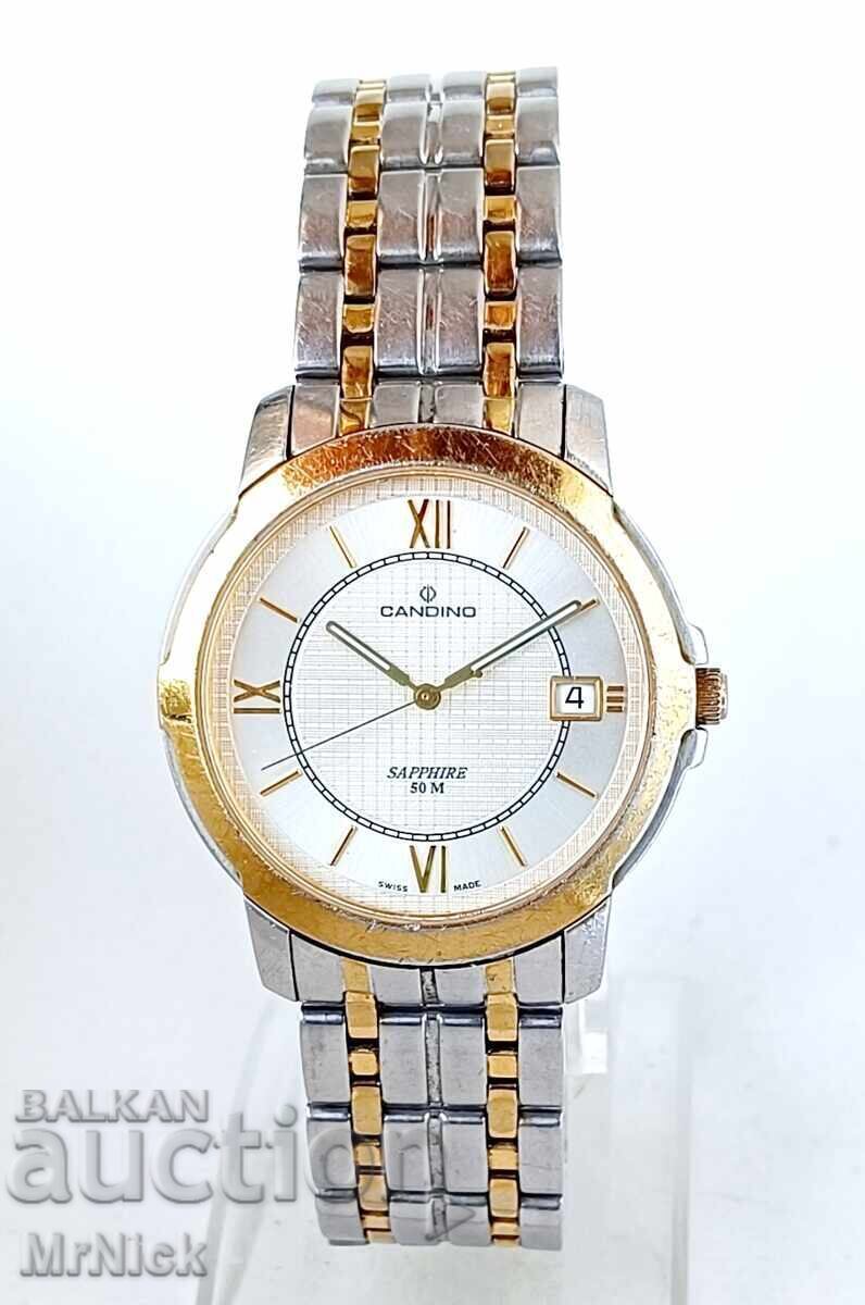 Candino sapphire, 50m - швейцарски мъжки кварцов часовник Candino sapphire, 50m - швейцарски мъжки кварцов часовник