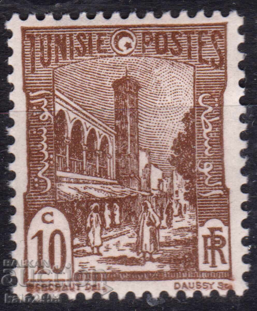 Τυνησία/Προτεκτοράτο-1926-Τακτική-Τζαμί στην πλατεία, MNH Τυνησία/Προτεκτοράτο-1926-Τακτική-Τζαμί στην πλατεία, MNH