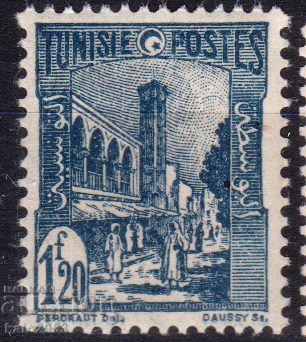 Τυνησία/Προτεκτοράτο-1926-Τακτική-Τζαμί στην πλατεία, MNH Τυνησία/Προτεκτοράτο-1926-Τακτική-Τζαμί στην πλατεία, MNH