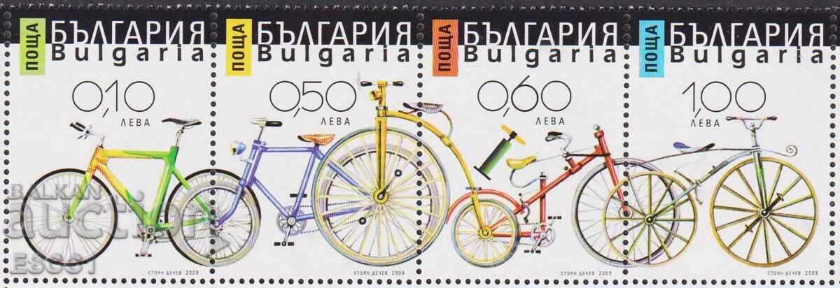 Чисти марки Транспорт Велосипеди 2009 от България