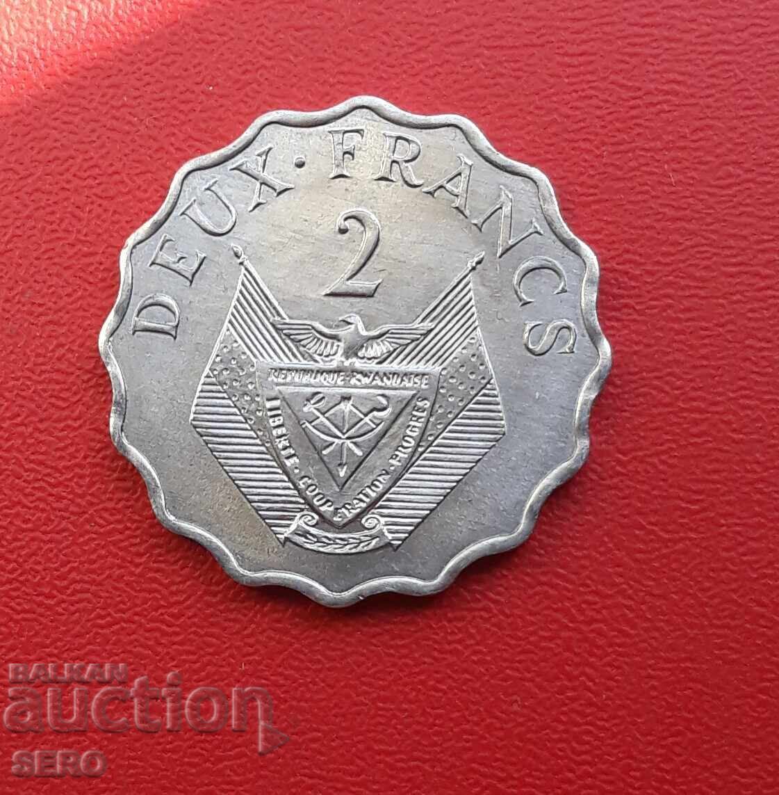 Руанда-2 франка 1970  F.A.O