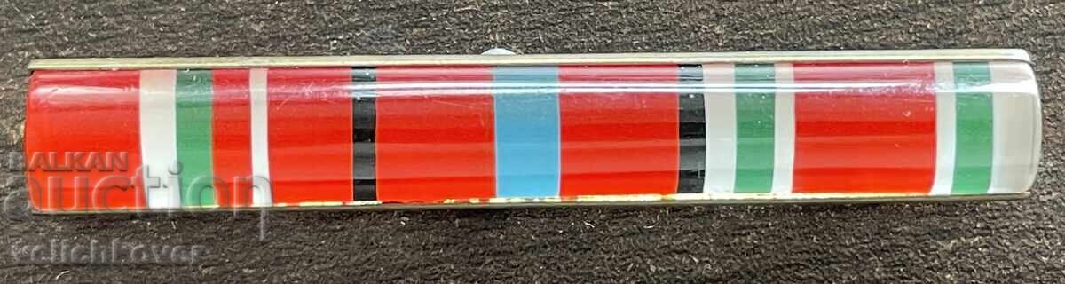 43672 Bulgaria baretă pentru decorații pentru purtare zilnică