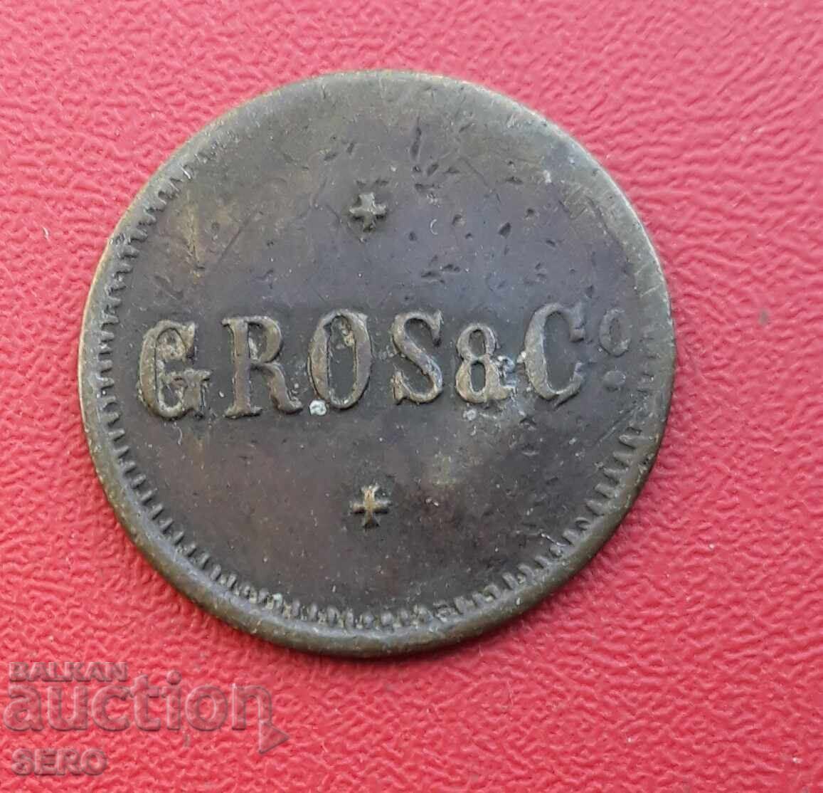 Γερμανία-μάρκα-πόλη Bruchsal-εργοστάσιο κορσέδων-19ος αιώνας