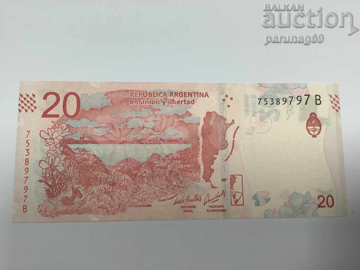 Δημοπρασία Αργεντινή 20 πέσος 2017 UNC