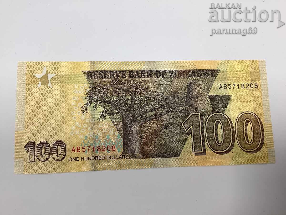 Зимбабве 100 долара 2020 година UNC с цена € 1.50 | 2.93 лв.