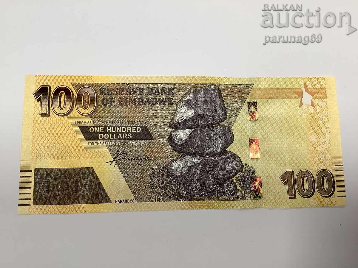 Зимбабве 100 долара 2020 година UNC