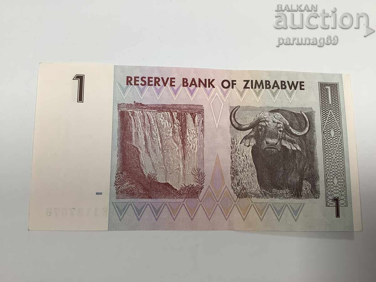 Зимбабве 1 долар 2007 година UNC с цена € 1.00 | 1.96 лв.
