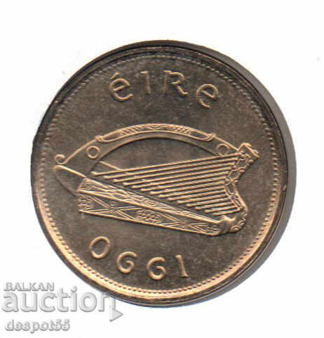 1990. Ireland. Numismatic cover - 1 Pound with price € 6.50 | 12.71 BGN