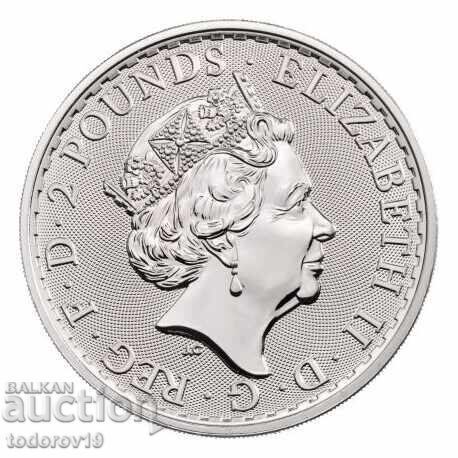 Argint 1 oz Stema Regală 2019 - Marea Britanie cu preț € 91.99 | 179.92 BGN