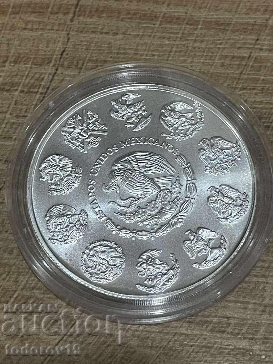 Licitație Argint 1 oz Libertate Mexicană 2010 Licitație Argint 1 oz Libertate Mexicană 2010