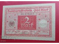 Bancnotă-Germania-2 mărci 1920