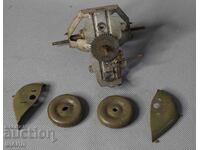 Jucărie mecanică din metal Tippco, avion german, mecanism