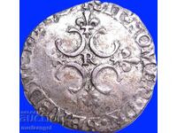 France 1 Sol R - Rouen 1560-1574 Charles IX Troyes
