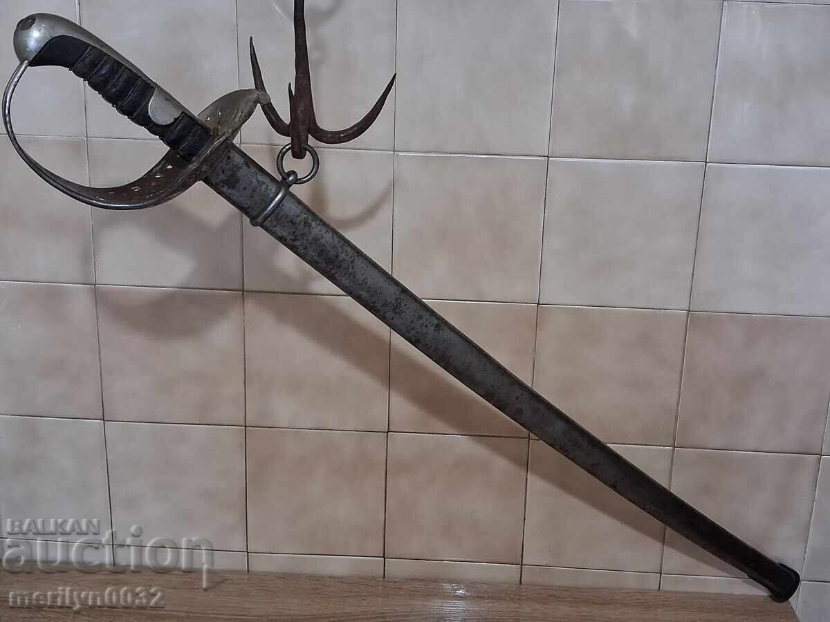 German saber for the Kingdom of Serbia scabbard blade sword broadsword - 7