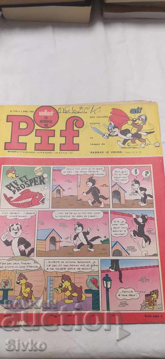 Pif Magazine, issue 1143, 09.04.1967