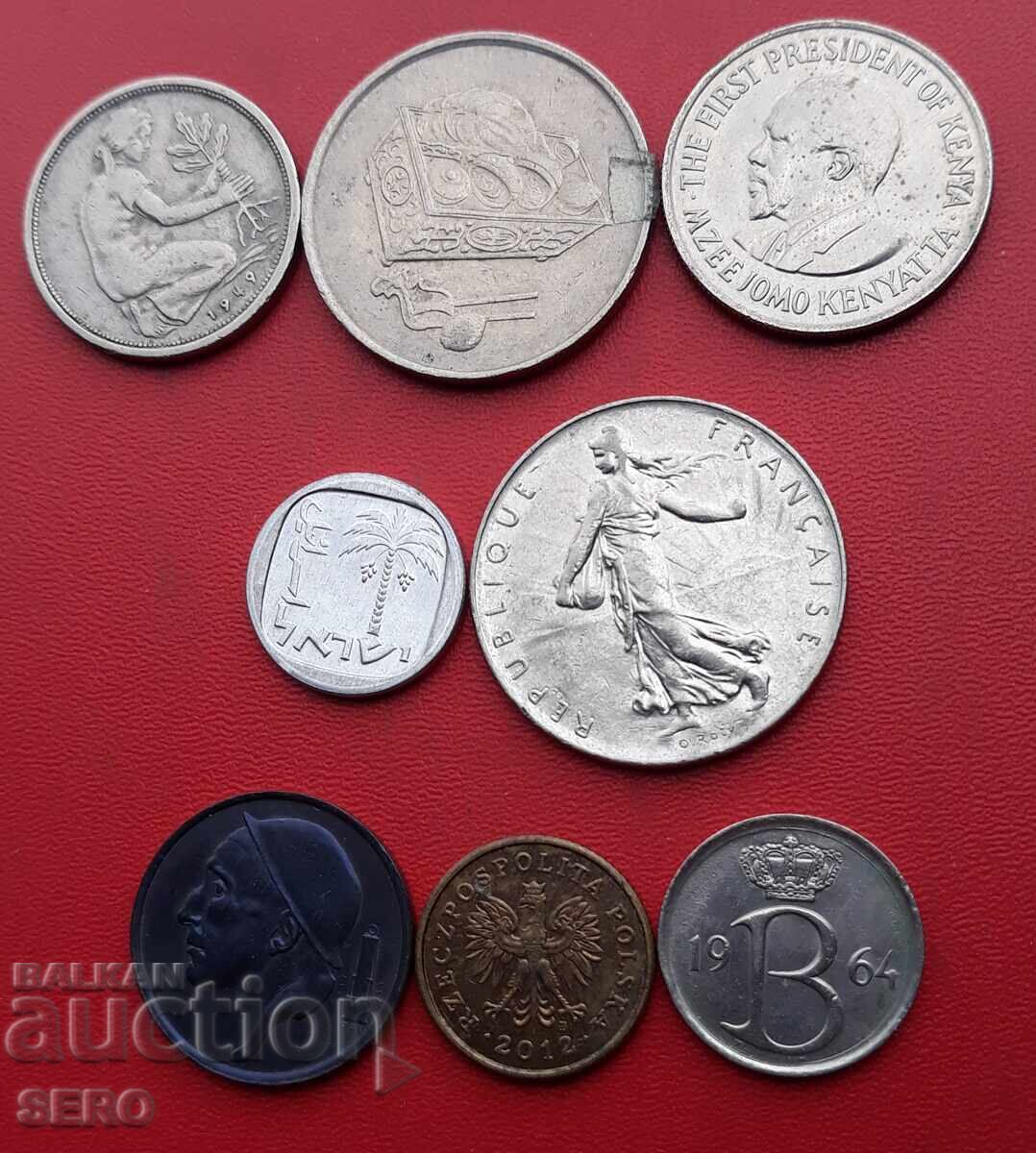 Смесен лот от 8 монети с цена € 0.51 | 1.00 лв.