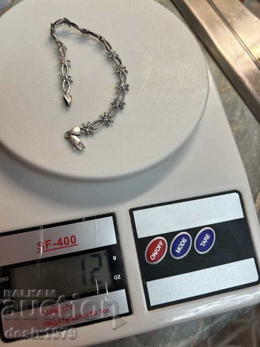 Silver bracelet in perfect condition - 7