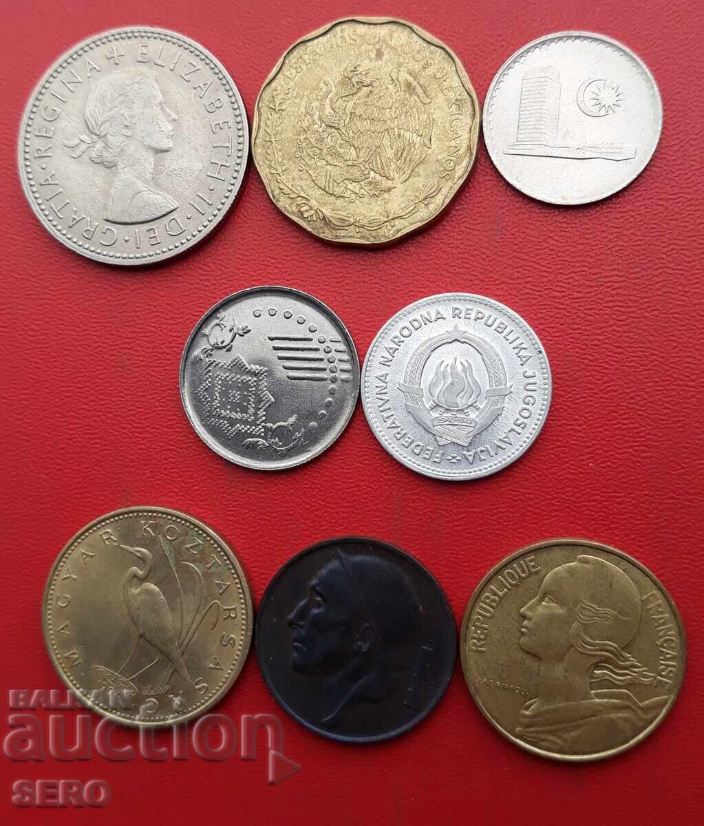 Смесен лот от 8 монети с цена € 0.51 | 1.00 лв.