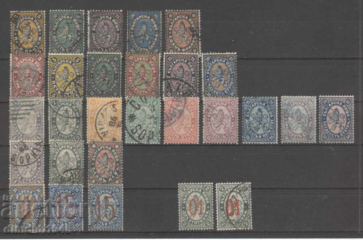 Βουλγαρία κλασικά 1879/1886 με σφραγίδα