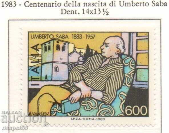 1983. Italia. Centenarul nașterii lui Umberto Saba