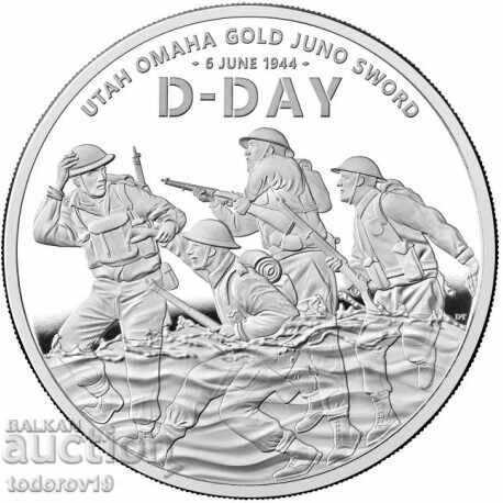 1 oz Argint Ziua Z "06.06.1944" - Marea Britanie 1 oz Argint Ziua Z "06.06.1944" - Marea Britanie