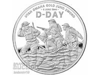 1 oz Argint Ziua Z "06.06.1944" - Marea Britanie