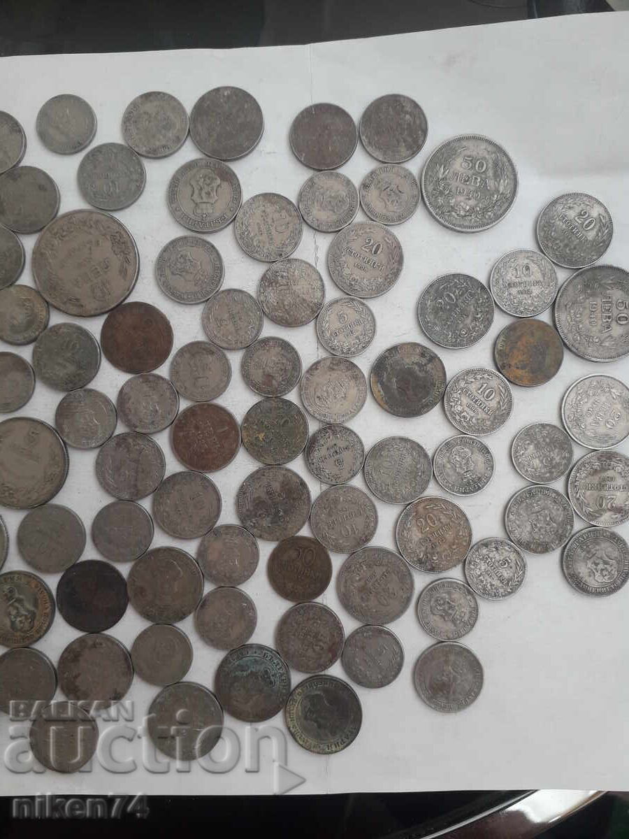 Δημοπρασία Lot ot 100 broya tsarski i knyazheski moneti, vklyuchitelno 1881g