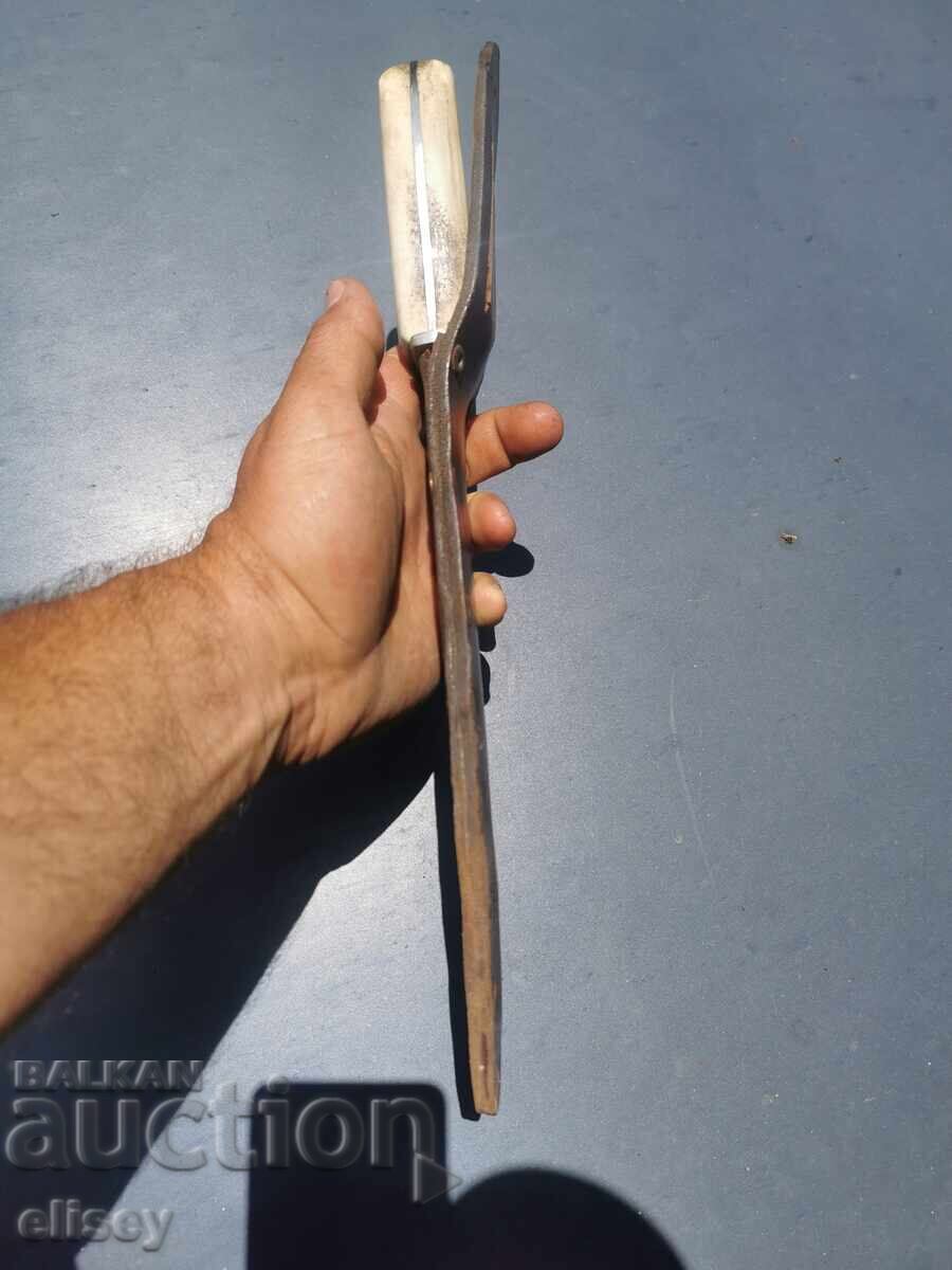 Auction  Bulgarian handmade deer antler handle