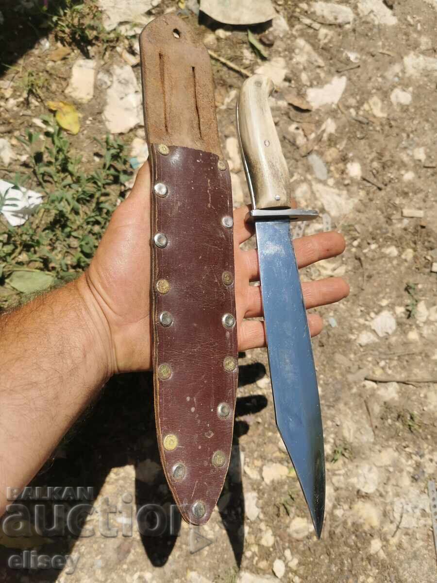 Bulgarian handmade deer antler handle