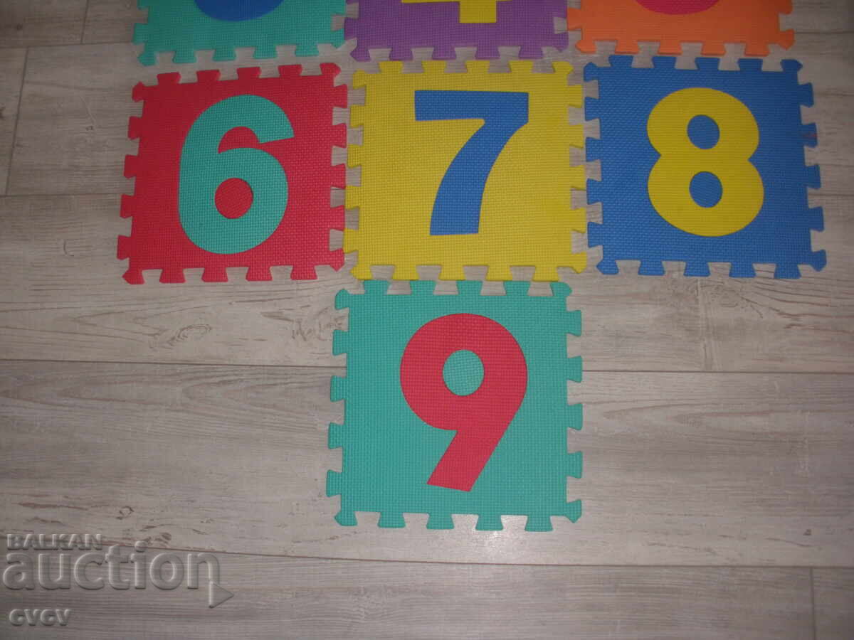 Auction  Numbers-10 pcs-large for floor