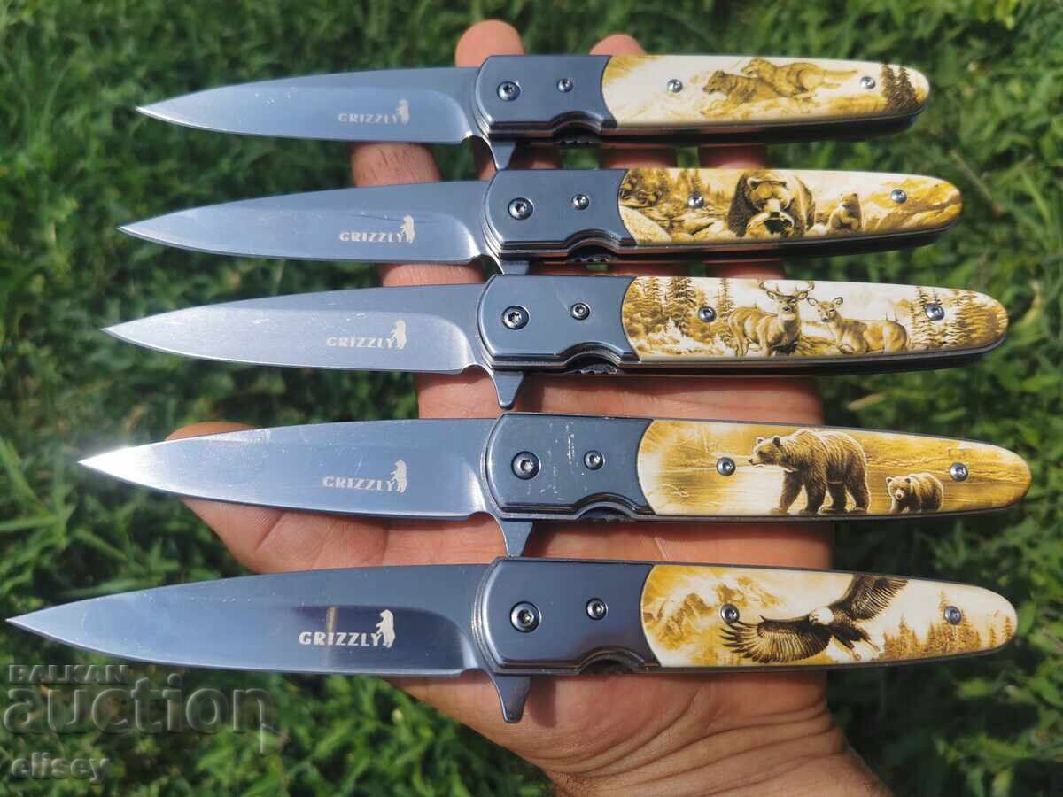 Grizzly Ημιαυτόματα κυνηγετικά μαχαίρια