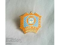 Football pin - Krung Thai Bank FC Bangkok, Thailand. Enamel