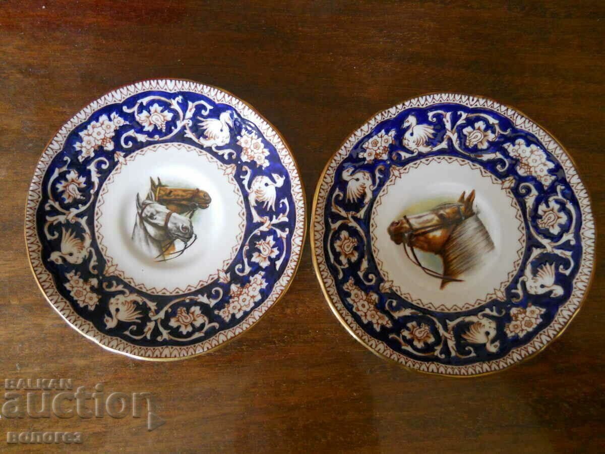Порцеланови чинийки "Crown Staffordshire" - Англия