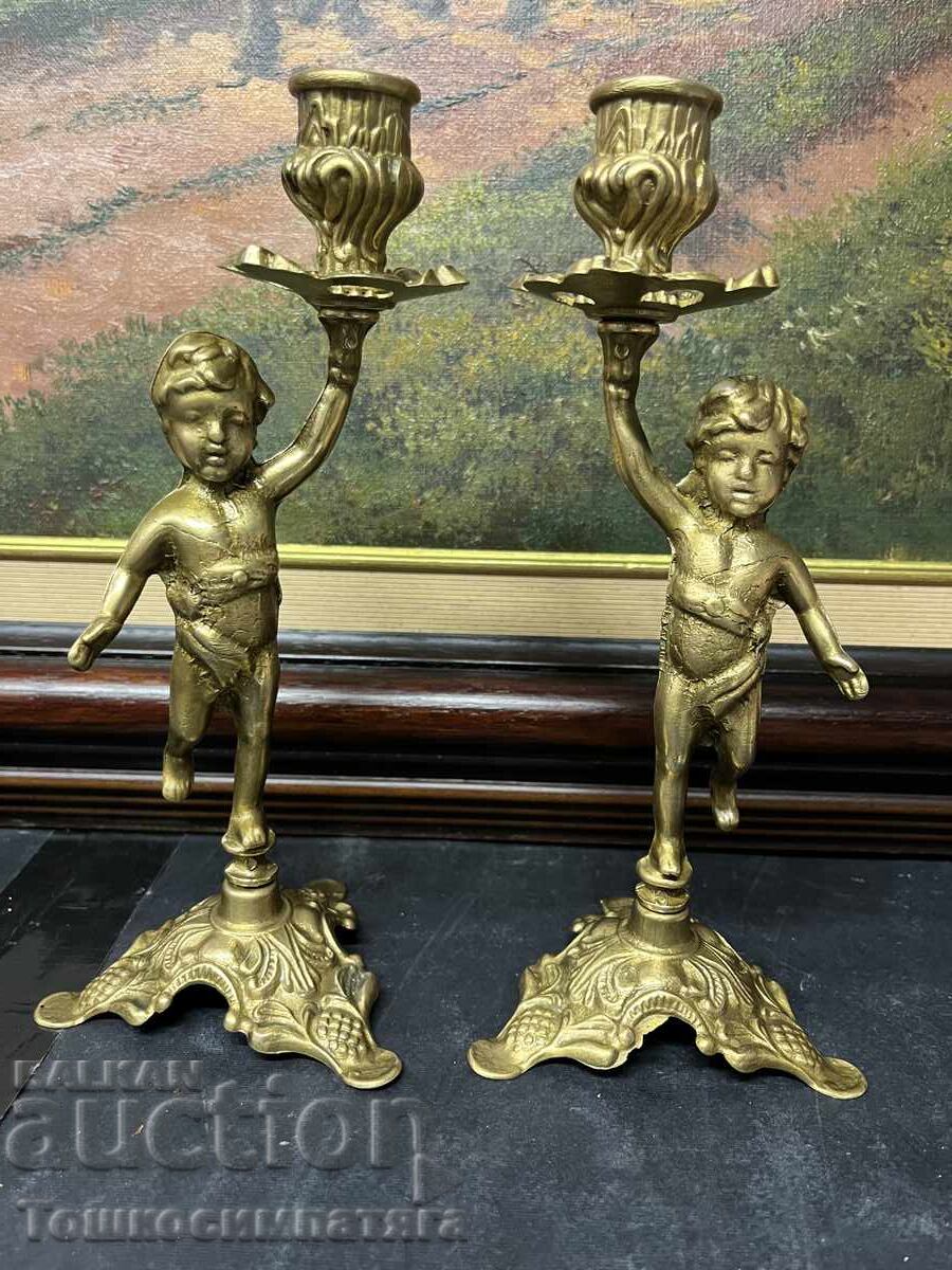 Sfeșnice de colecție din bronz