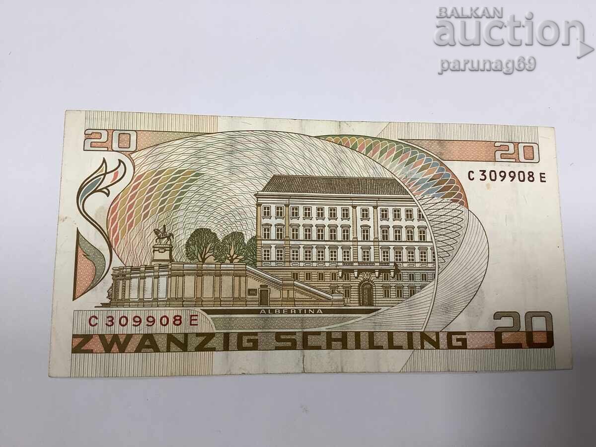 Austria 20 șilingi 1986 cu preț € 1.20 | 2.35 BGN