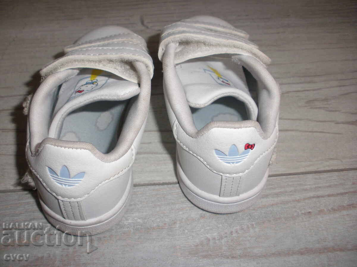 Αθλητικά παπούτσια Adidas - νούμερο 23 - λευκά - 7
