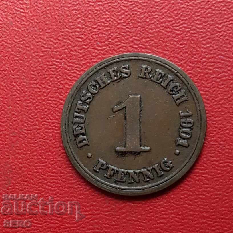Germania-1 pfennig 1901 D-München