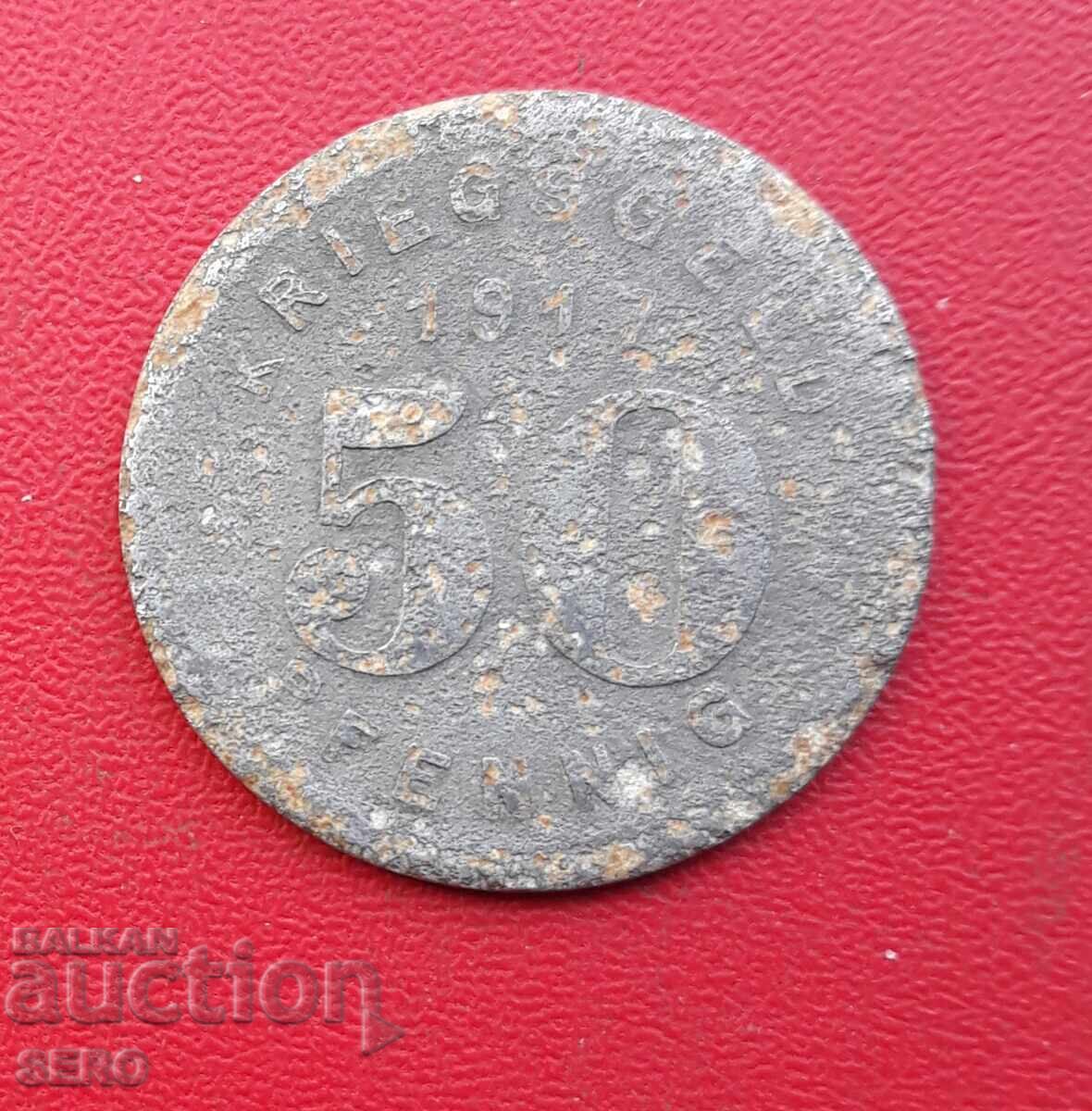 Германия-С.Рейн-Вестфалия-Витен-50 пфенига 1917