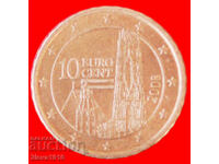 Ⰺ NORDIC GOLD CATHEDRAL: AUSTRIA ★ 10 EURO CENT 2008!